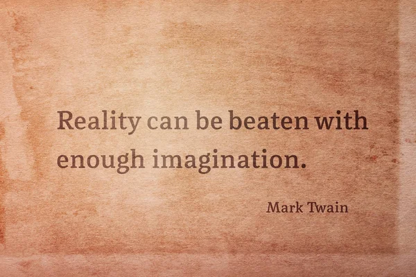 Realidade batida Twain — Fotografia de Stock