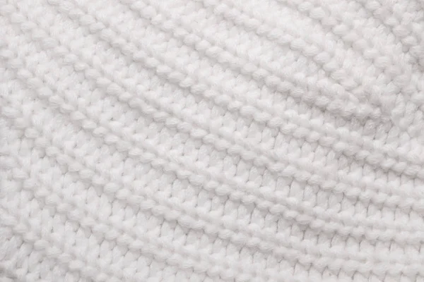 Fond tricot blanc — Photo