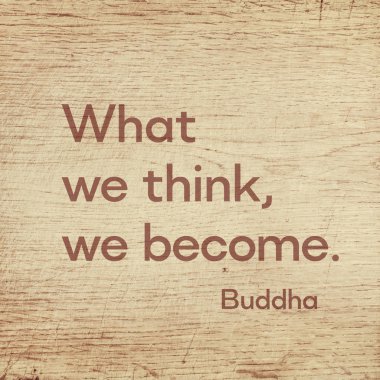 Biz Buddha ahşap düşünüyoruz