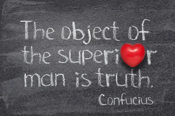 Superior man Confucius — Stockfoto