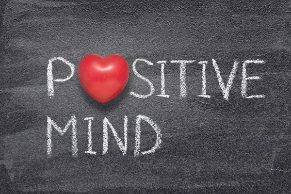 Positive mind heart — Stock Photo, Image