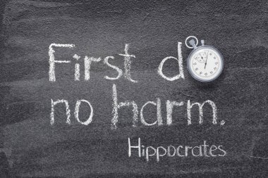 do no harm Hippocrates clipart