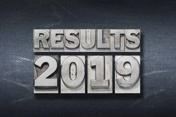 Results 2019 den — Stock Photo, Image