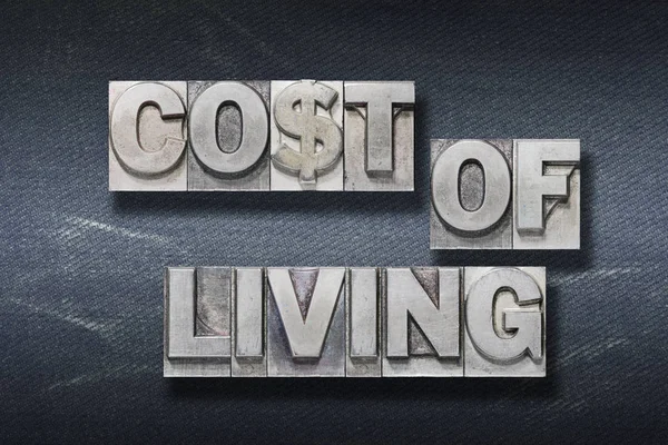 Cost of living den — Stock Photo, Image