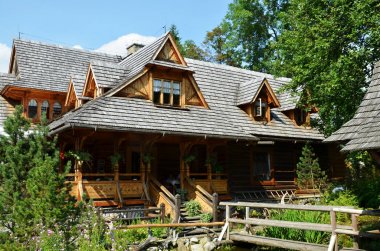 Zakopane tipik highlander evler