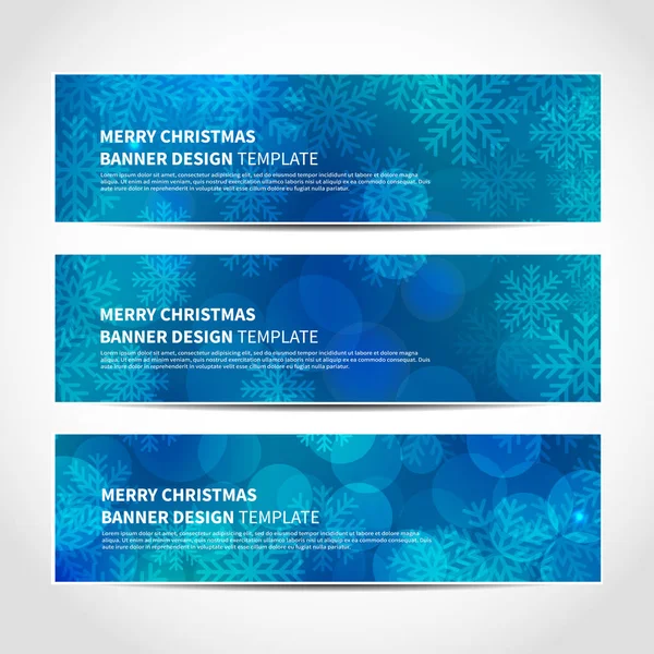 Grande Conjunto Modelos Banners Feliz Natal Feliz Ano Novo Cartões —  Vetores de Stock