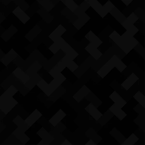 Vector Abstract Geometrisch Naadloos Patroon Zwarte Gradiënt Mozaïek Achtergrond Geometrische — Stockvector