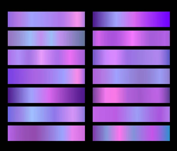 Holografik Degrade Renkli Arka Plan Ile Afiş Veya Başlıklar Afiş — Stok Vektör