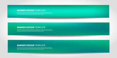 Soyut arka plana sahip vektör afişleri. Web sitesi üstbilgi