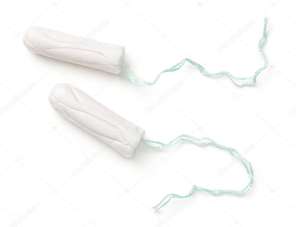 Tampons Isolated On White Background