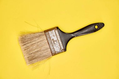 Bir boya fırçası stüdyo fotoğrafı
