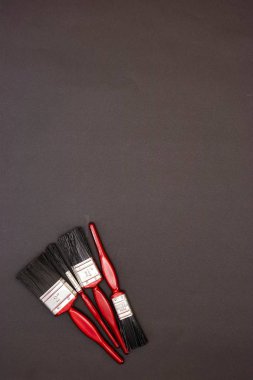 Bir boya fırçası stüdyo fotoğrafı