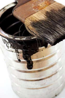 Studio fotoğraf siyah boya