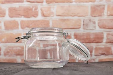 Bir cam kavanoz stüdyo fotoğrafı