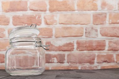 Bir cam kavanoz stüdyo fotoğrafı