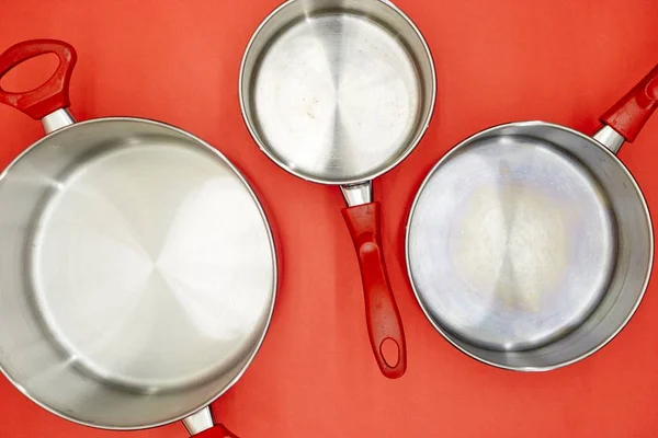 Studio Photo Pots Pans — Stock Photo, Image