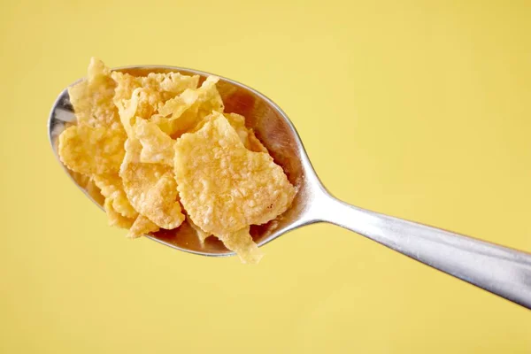 Una Foto Estudio Hojuelas Desayuno — Foto de Stock