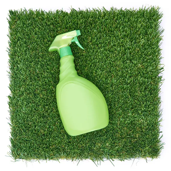 Green Spray Bottle — Stock Photo, Image