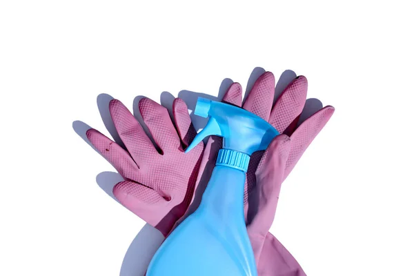 Ciérrese Para Arriba De La Mujer Que Lleva Guantes De Goma Protectores  Imagen de archivo - Imagen de guantes, limpieza: 51239861