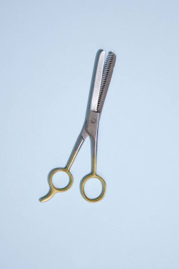 Kuaför makası stüdyo fotoğrafı.