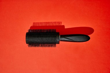 Saç fırçasının stüdyo fotoğrafı.