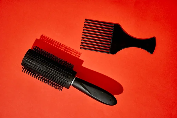 Une Photo Studio Une Brosse Cheveux — Photo