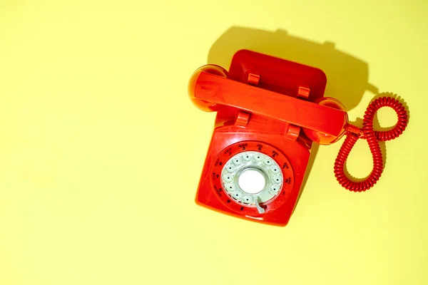 Студійне Фото Старовинного Роторного Телефону — стокове фото