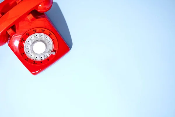 Een Studio Foto Van Een Wijnoogst Roterende Telefoon — Stockfoto