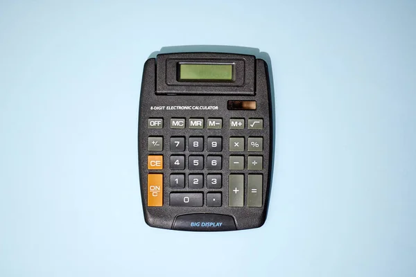 Studio Fotografia Czarnego Kalkulatora — Zdjęcie stockowe