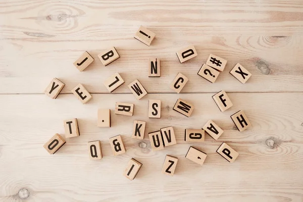 Studio Photo Letters Alphabet — Stock Photo, Image