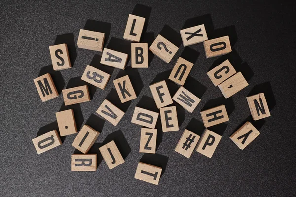 アルファベットの文字のスタジオ写真 — ストック写真