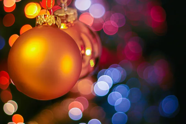 Karácsonyi dekoráció homályos háttér — Stock Fotó