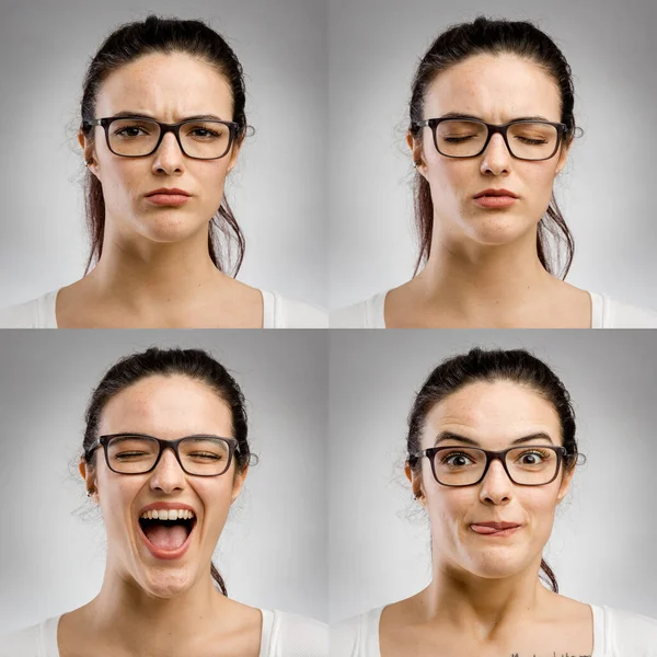 Lindo Retrato Una Mujer — Foto de Stock