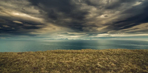 Paisaje Hermosa Costa Islandia — Foto de Stock