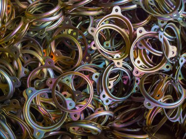 chromatization sarı koruyucu kaplama damgalı çelik parçalar ile cadmuim