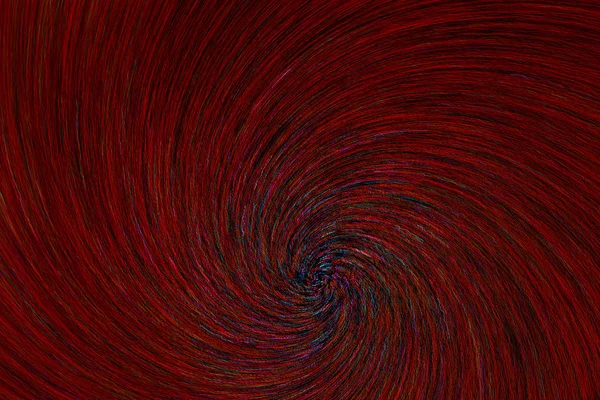 Lente natural spin-zoom vortex explosión radial borrosa puntos rojos sobre fondo negro —  Fotos de Stock