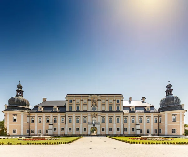 Palácio Huillier Coburg Edeleny Hungria Construído Estilo Barroco Antigo — Fotografia de Stock