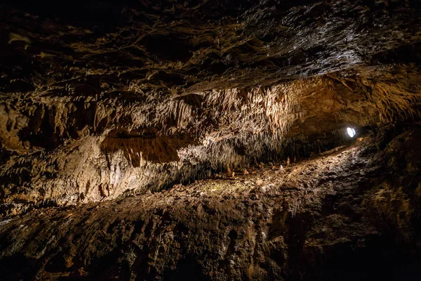 Domica Grottenstelsel Slowaakse Hongaarse Grens — Stockfoto