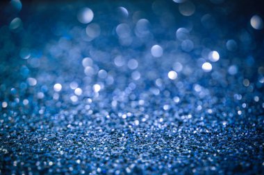 mavi bokeh soyut ışık arkaplanı