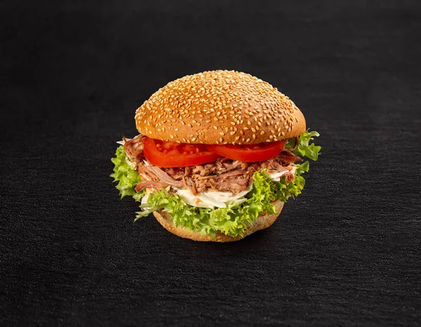 Varkensburger Stockafbeelding