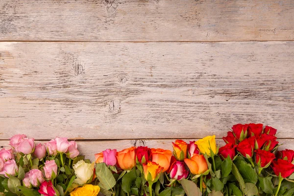 Marco floral colorido — Foto de Stock