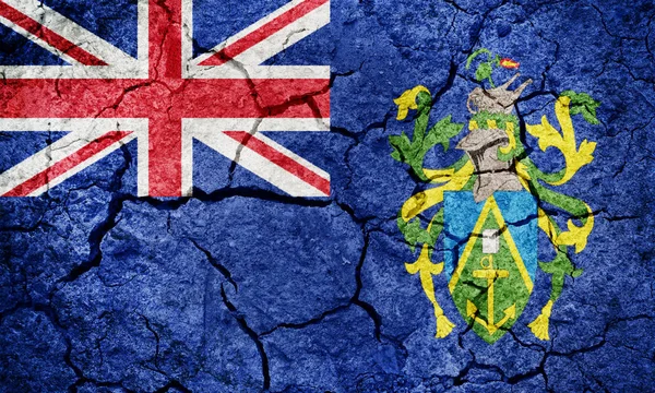 Pitcairn, Henderson, Ducie och Oeno Islands flagga — Stockfoto