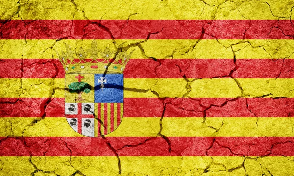 Aragonien sjunker, autonom gemenskap i Spanien — Stockfoto