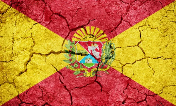 Flagge des Bundesstaates Aragonien — Stockfoto