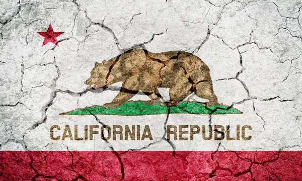 Stát Kalifornie vlajka — Stock fotografie