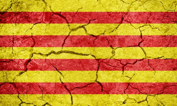 Catalonia flagga — Stockfoto
