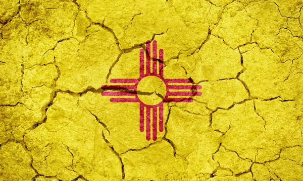 ABD'nin New Mexico eyaletinin bayrağı — Stok fotoğraf