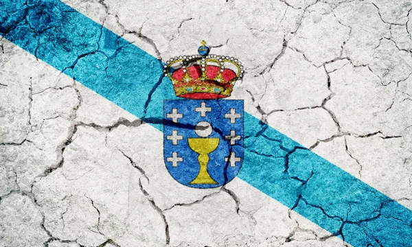 Galíciai zászló Stock Fotó