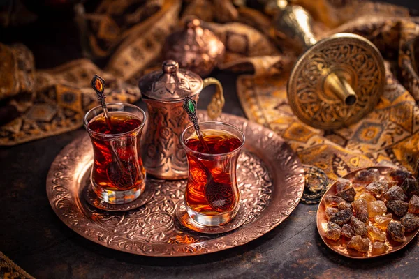 Chá turco — Fotografia de Stock