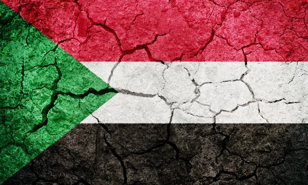 Sudan flagga — Stockfoto